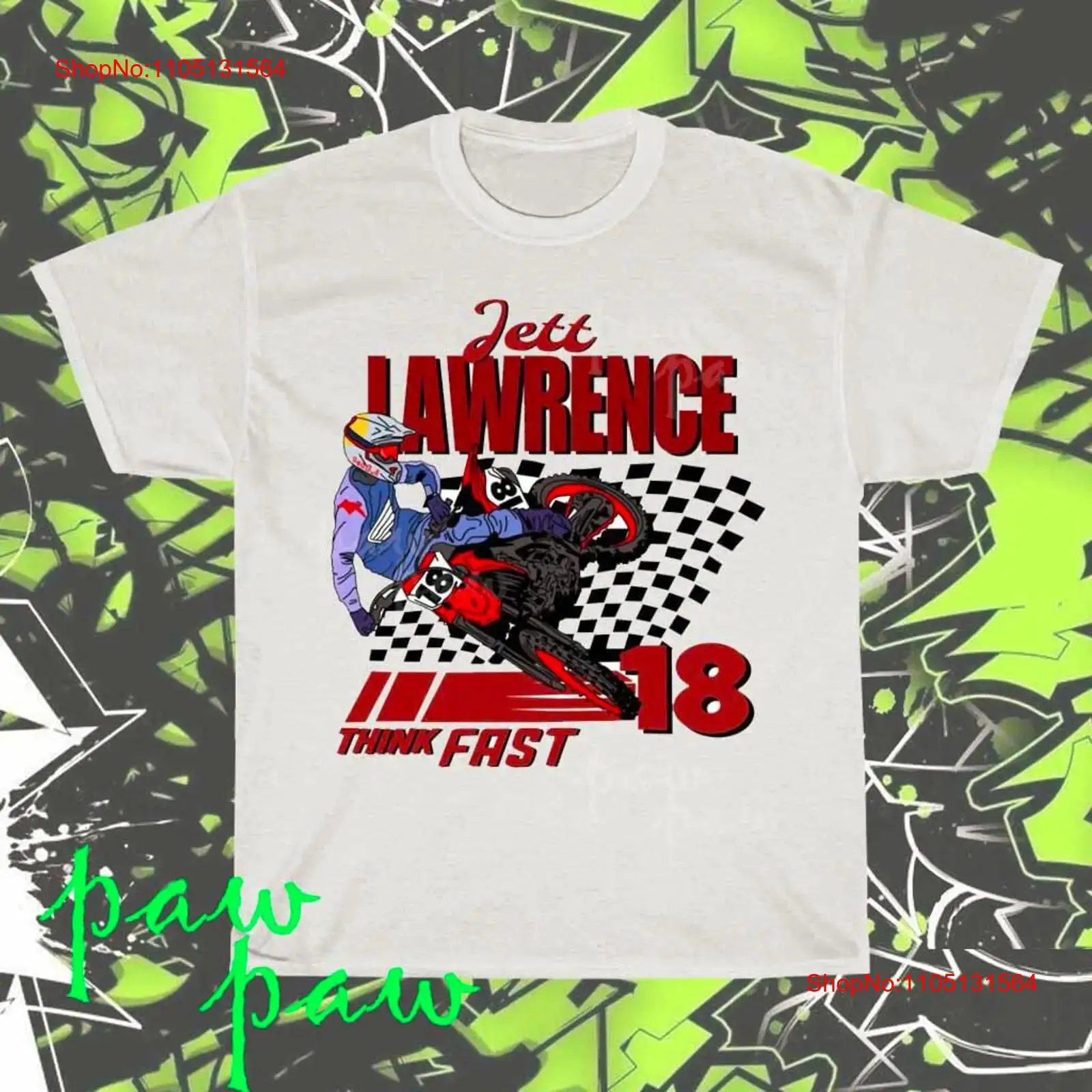 Streetwear Brand Logo - เสื้อยืดลายกราฟิก Jett Lawrence HD ของแท้ ใหม่เอี่ยม