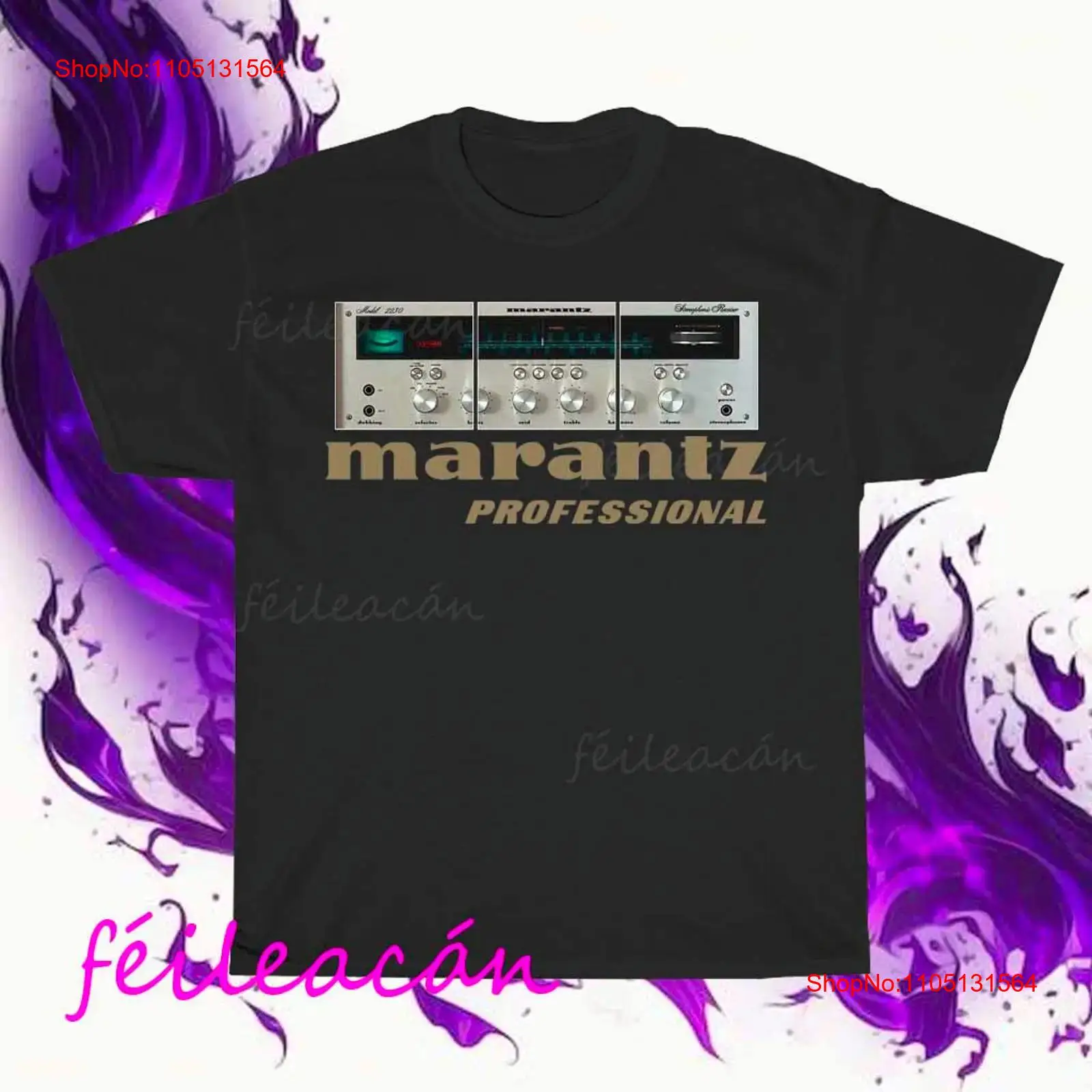 Streetwear Brand Logo - เสื้อยืดลายโลโก้ Marantz Amplifier ของแท้ สไตล์อเมริกัน ตลกๆ