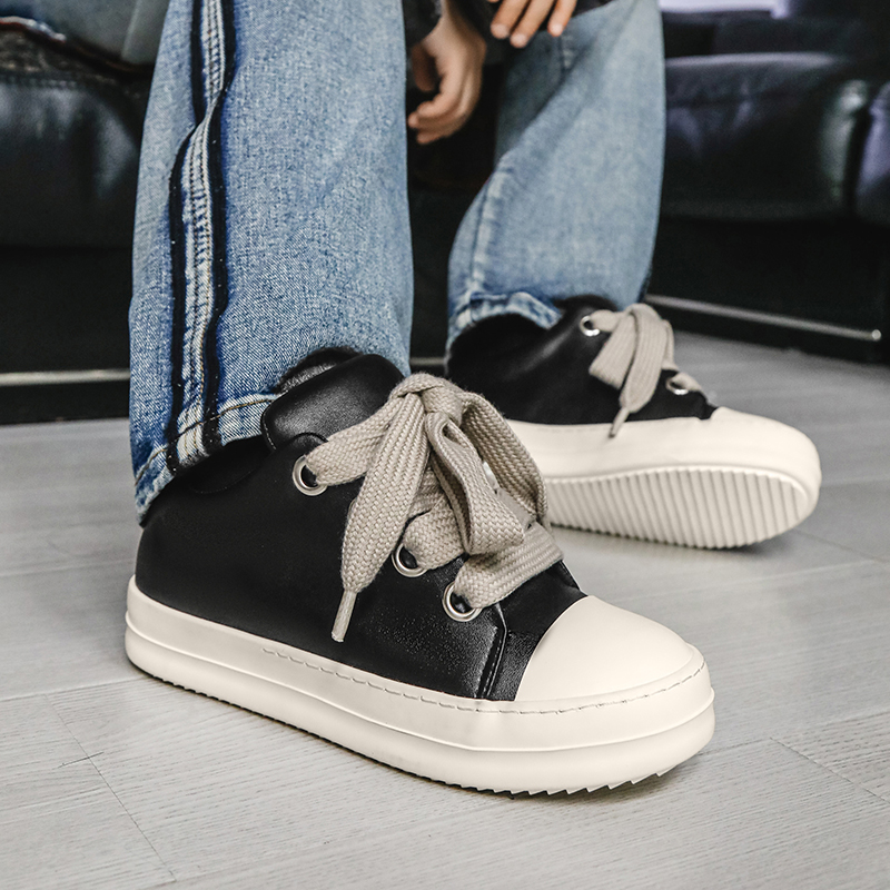 รองเท้าผู้ชายรองเท้าผ้าใบลำลอง - Streetwear Brand Fashion บทวิจารณ์และราคา