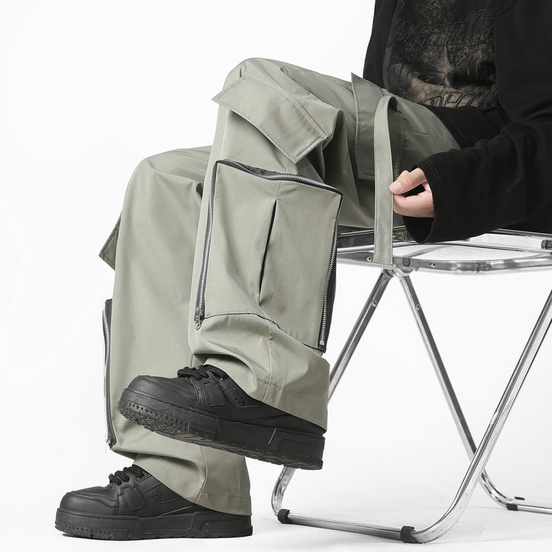 กางเกงคาร์โก้แฟชั่นผู้ชาย กางเ - Streetwear Brand Fashion บทวิจารณ์และราคา