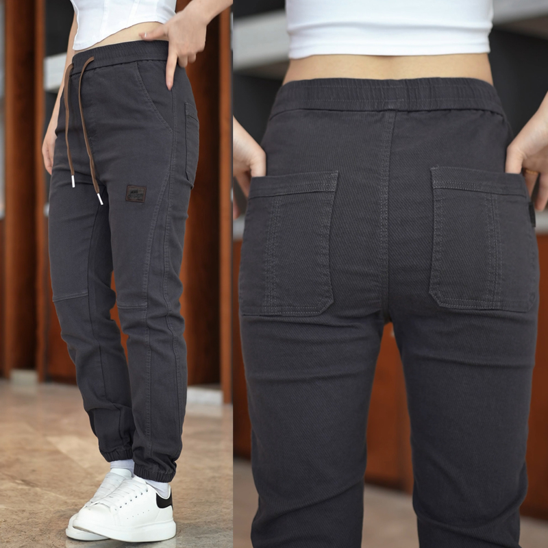 Slimยืดแฟชั่นสบายๆกางเกงผู้ชาย - Streetwear Brand Fashion บทวิจารณ์และราคา