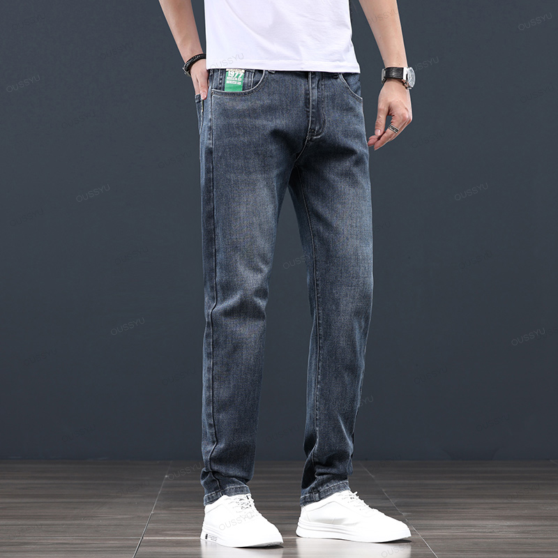 กางเกงยีนส์ผู้ชายทรงสลิม แบรนด - Streetwear Brand Korea บทวิจารณ์และราคา