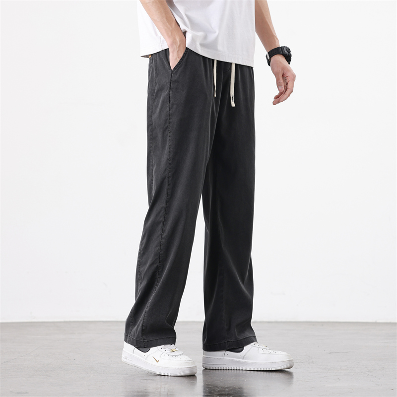 Oussyu กางเกงผ้าไลโอเซลล์นุ่มใ - Streetwear Brand Korea บทวิจารณ์และราคา