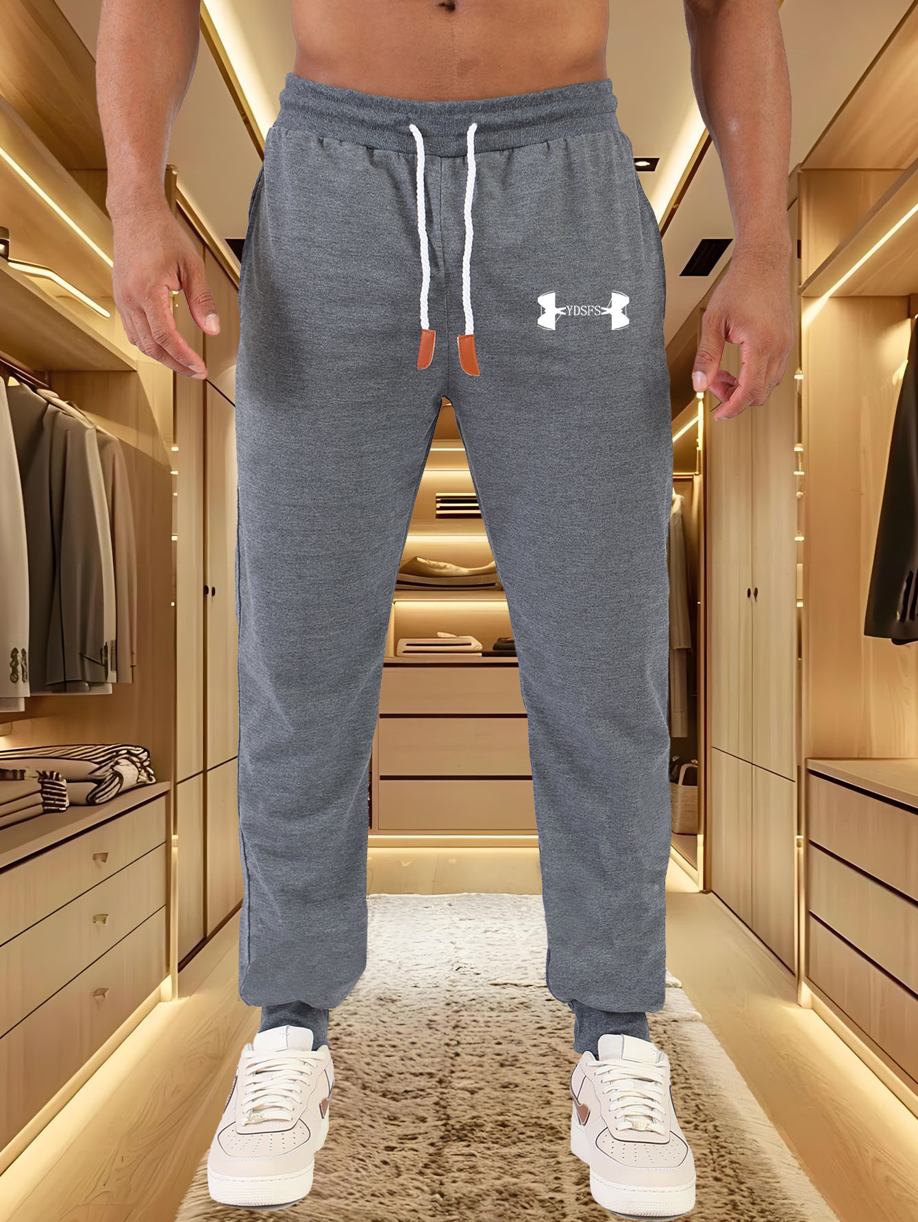 กางเกงจ็อกเกอร์ผู้ชาย แบรนด์กี - Streetwear Brand Logo บทวิจารณ์และราคา
