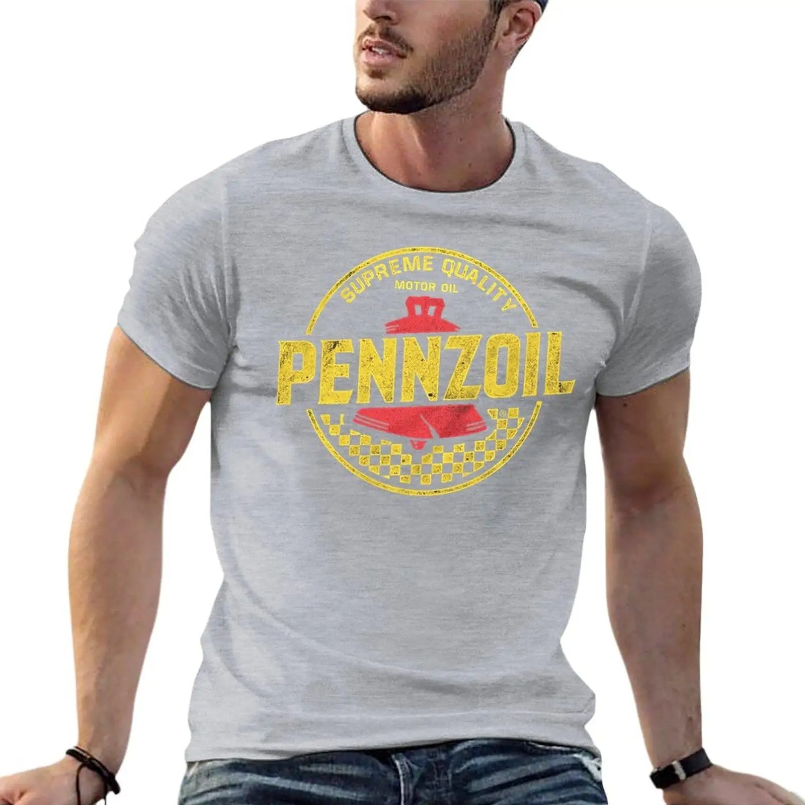 เสื้อยืดผู้ชายขนาดใหญ่โลโก้น้ำ - Streetwear Brand Logo บทวิจารณ์และราคา